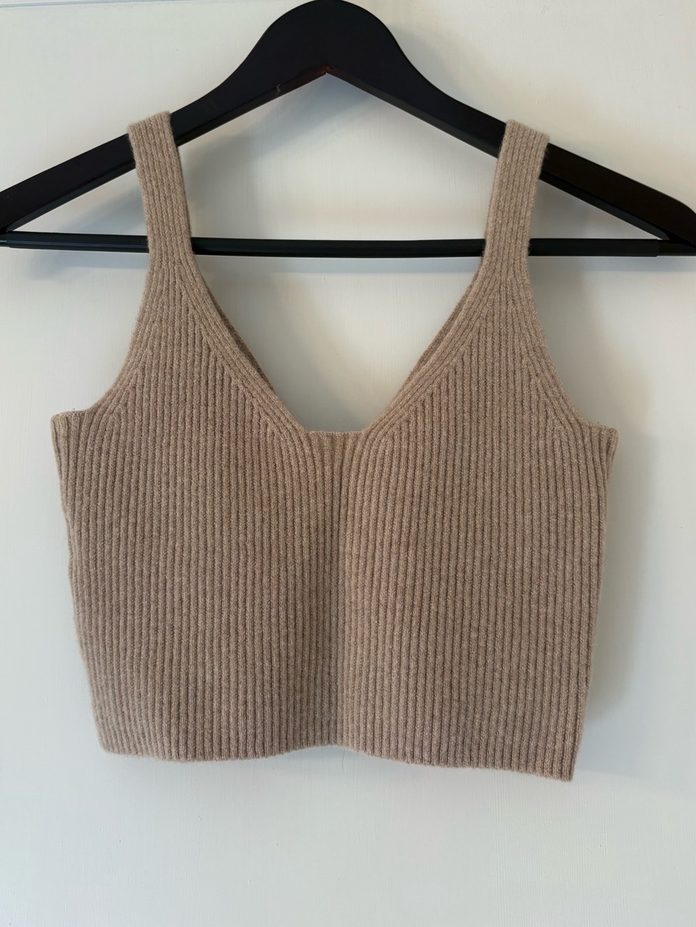 J.Crew Cashmere Ribbed Crop Tank — The Good Cashmere Standard